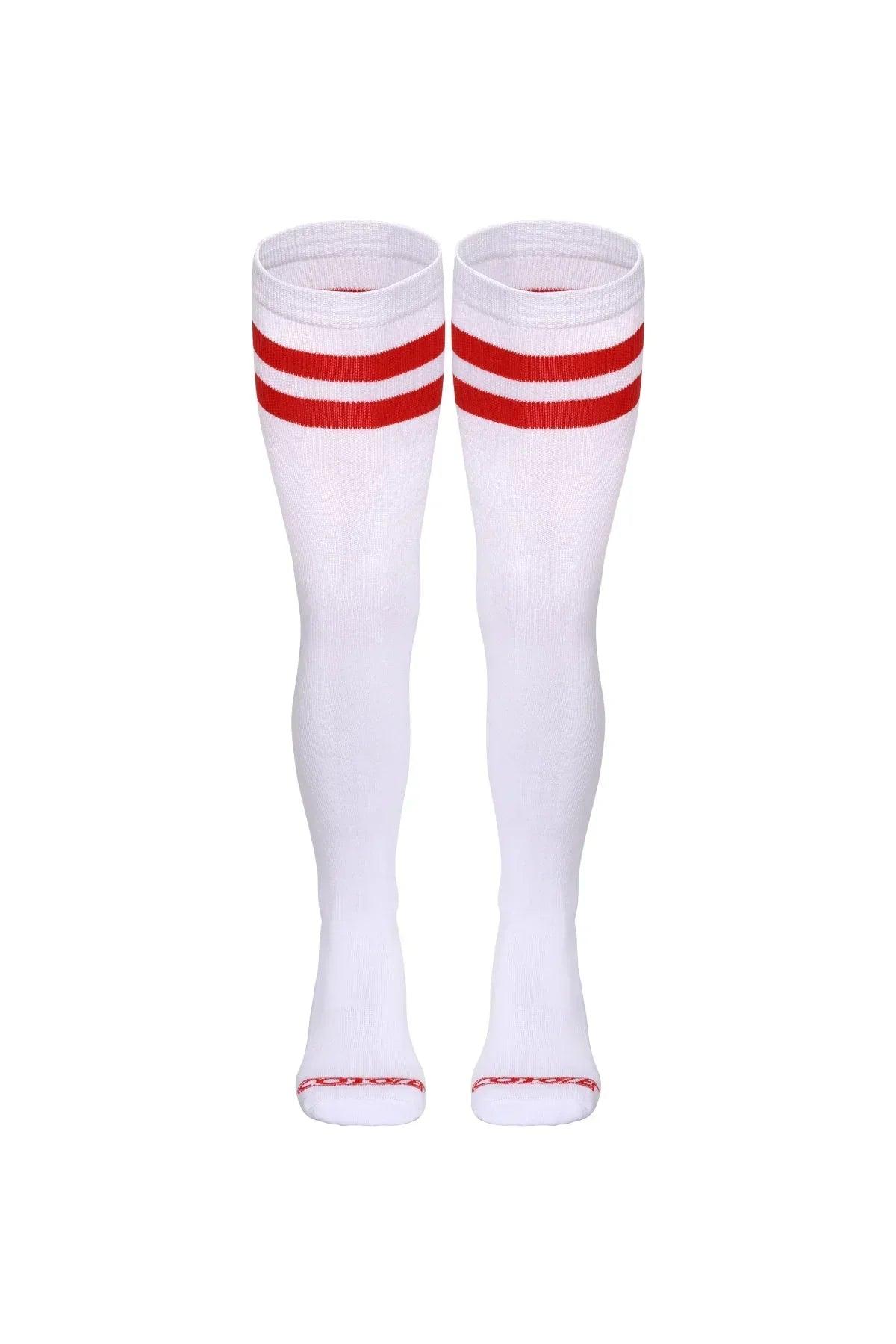Frontline Thigh High Sock | Red Socks | Coyote Jocks