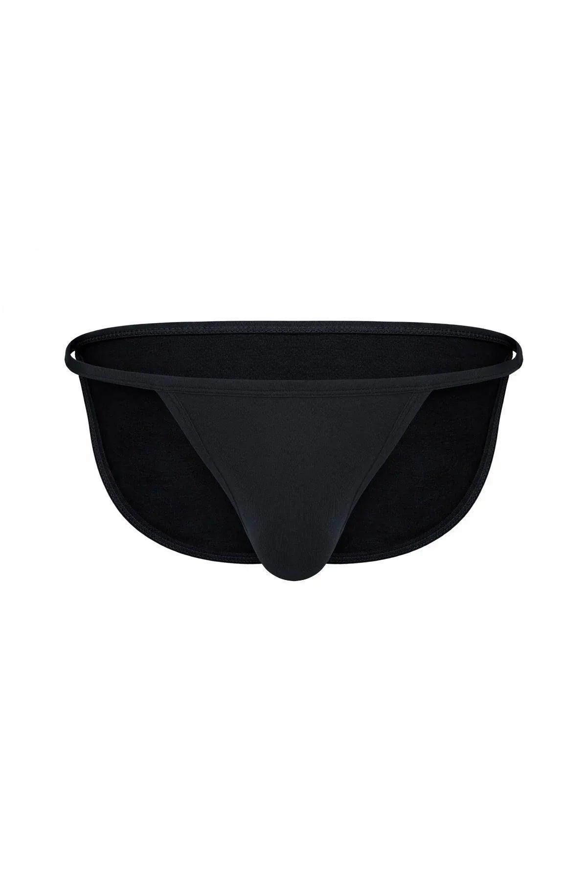 Gray men's jockstrap with metal ring detail, designed for comfort and support