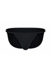 Gray men's jockstrap with metal ring detail, designed for comfort and support