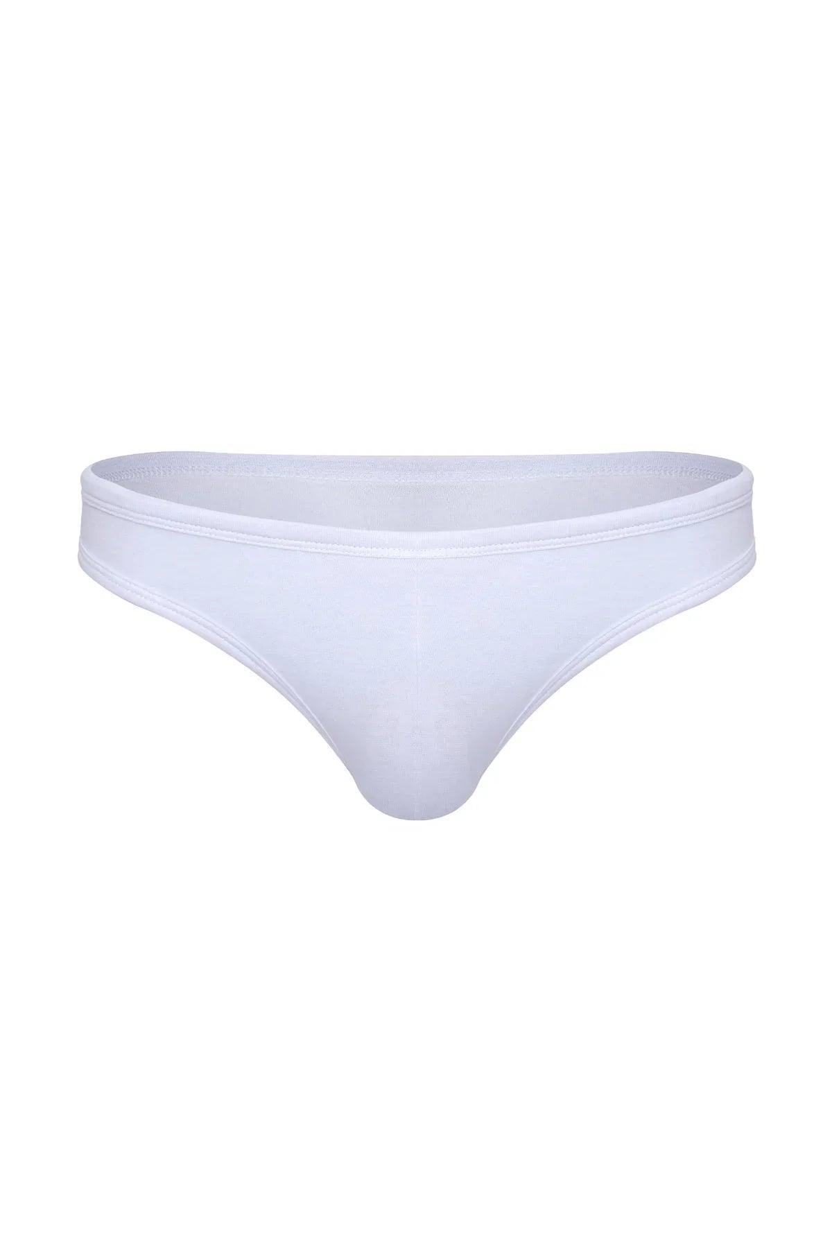 White men's thong underwear, sleek and comfortable design for everyday wear