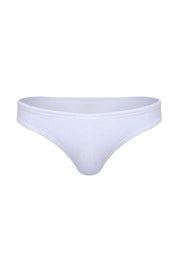 White men's thong underwear, sleek and comfortable design for everyday wear
