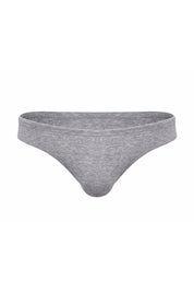 Gray men's thong underwear, comfortable and sexy design for everyday wear