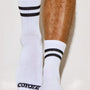 Cotton Ringer Sock | Black