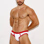 Cotton Ringer Fly Brief | Red