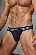 Varsity Jockstrap | Neon Black
