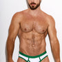 Cotton Ringer Fly Brief | Green