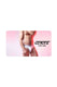Gift card featuring a muscular male model in white underwear with Coyote logo on pink background