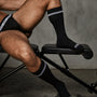 Varsity Sock | Jet Black