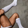 Chaussettes universitaires | Super blanches