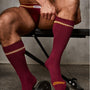 Varsity Sock | Burgundy